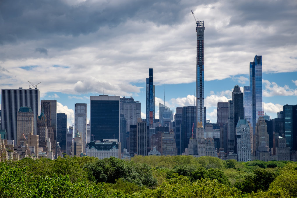 View on a Midtown Manhattan and Central Park View on a Midtown Manhattan and Central Park