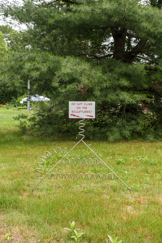 One of the diagrams reused as a sign holder near the World Headquarters One of the diagrams reused as a sign holder near the World Headquarters