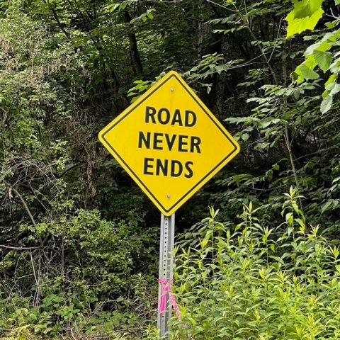 Road never ends Road never ends