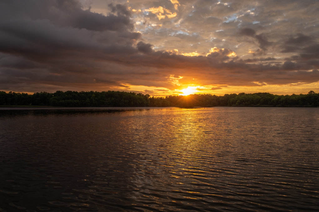 Lums Pond on a sunrise Lums Pond on a sunrise