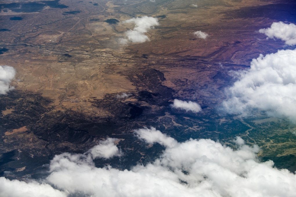 Flying over Arizona Flying over Arizona